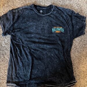 Disney Black Magic Kingdom Not So Scary Halloween Graphic Tee